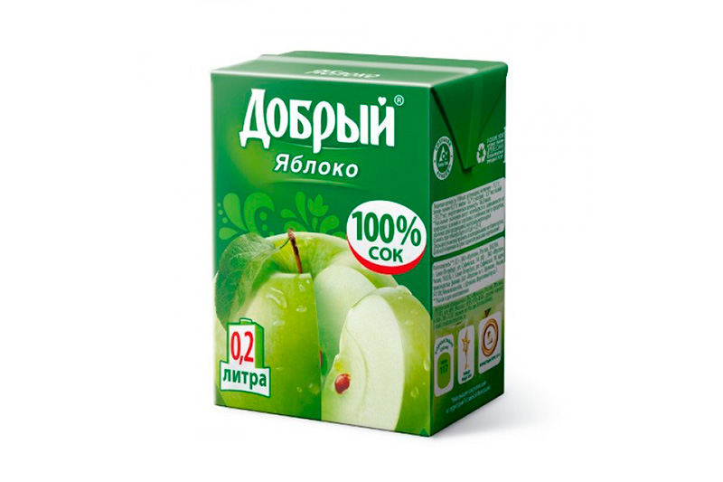 Сок Добрый в ассортименте 0.2л - Жар-Пицца Луга